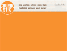 Tablet Screenshot of churrostix.com
